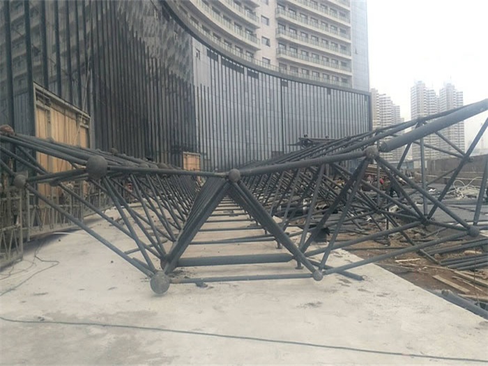 昌都万豪酒店雨棚网架
